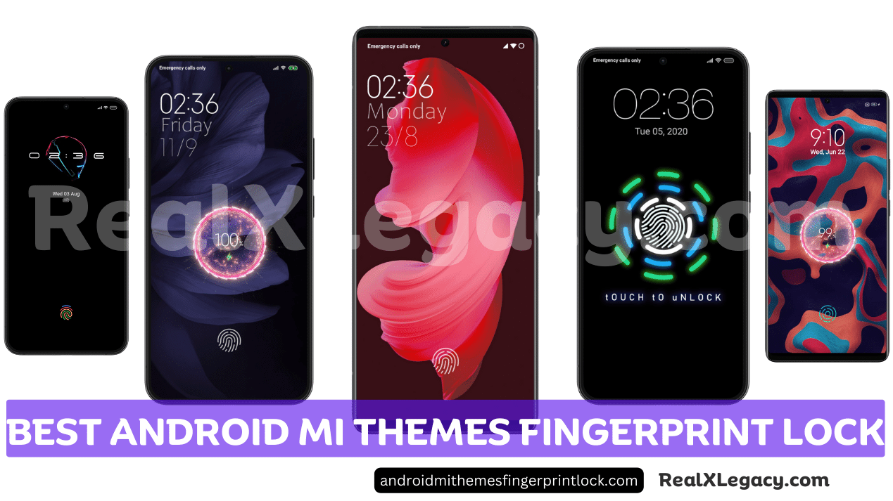 android mi themes fingerprint lock